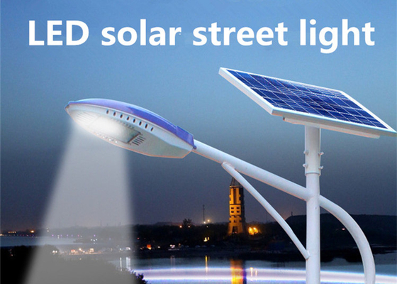 Chiny Lampa uliczna zasilana energią słoneczną Wysokociśnieniowa matryca - odlewanie aluminium, komercyjne lampy uliczne Solar 3000 - 6500K dostawca