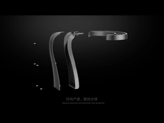 60W Outdoor Led Parking Lot Lights AC220V Waterproof 140LM/W